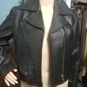 Leather Hurley Moto Jacket